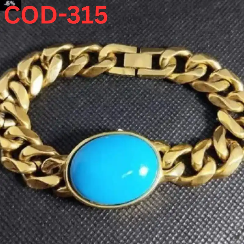 316L Stainless Steel Salman Khan Style Gold Bracelet [SB-315]